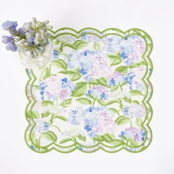 New Mrs. Alice Camilla Hydrangea Napkins (Set Of 4)