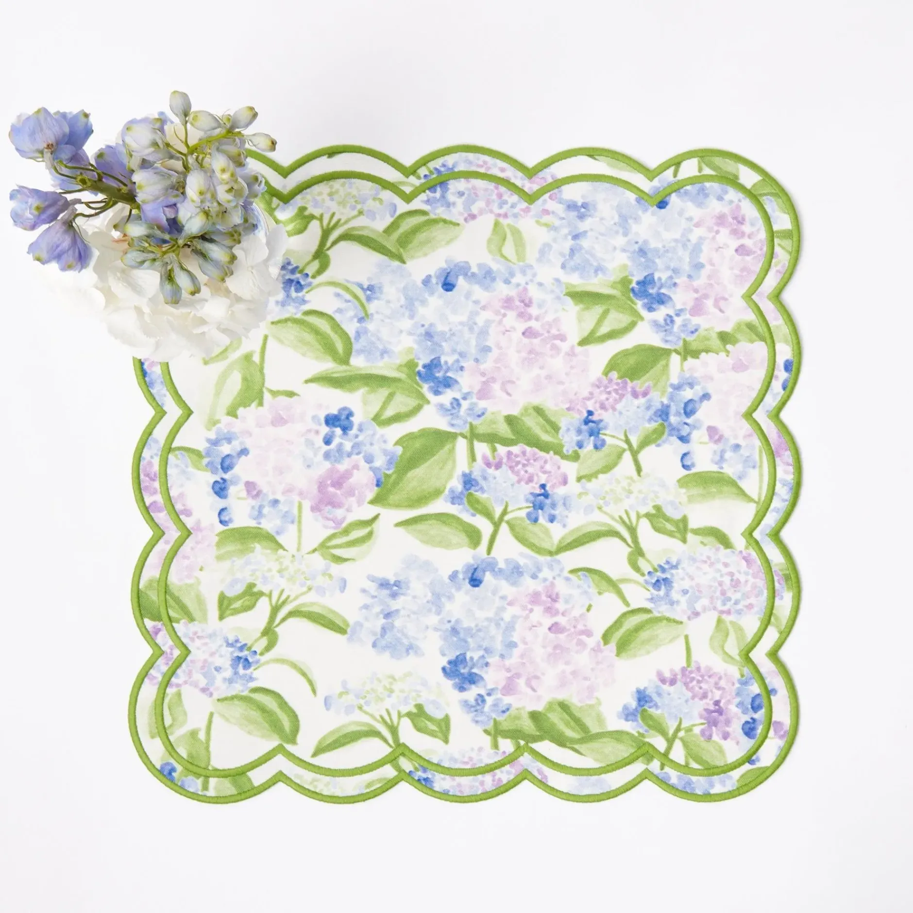 New Mrs. Alice Camilla Hydrangea Napkins (Set Of 4)