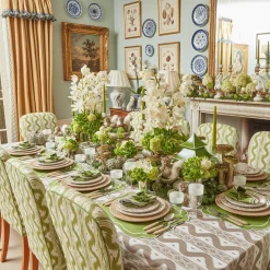 Outlet Mrs. Alice Camille Olive Candle Holder Set