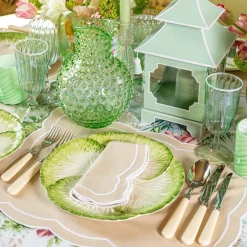 Outlet Mrs. Alice Capri Lettuce Dinner Plate (Set Of 4)