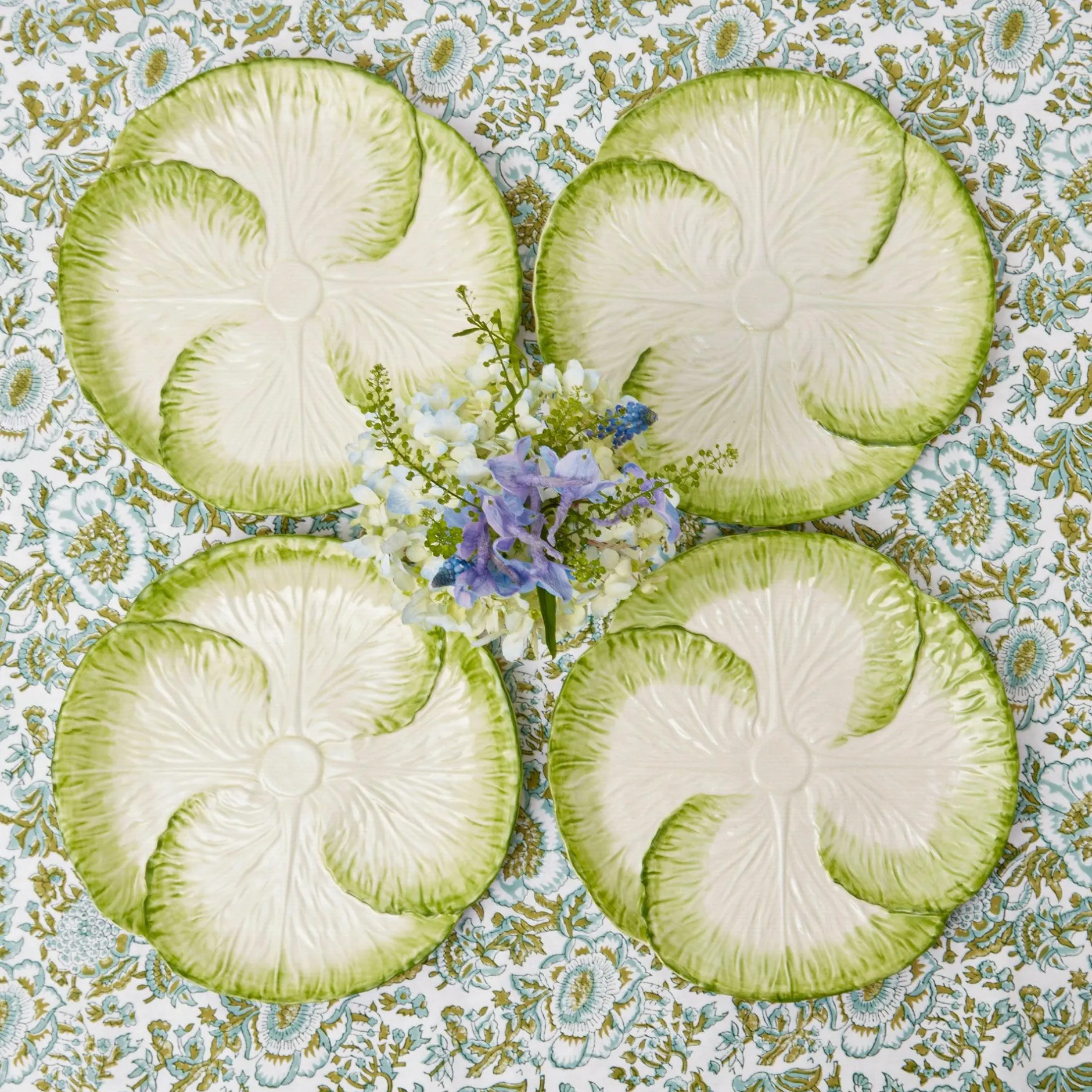 New Mrs. Alice Capri Lettuce Dinner Plate (Set Of 4)