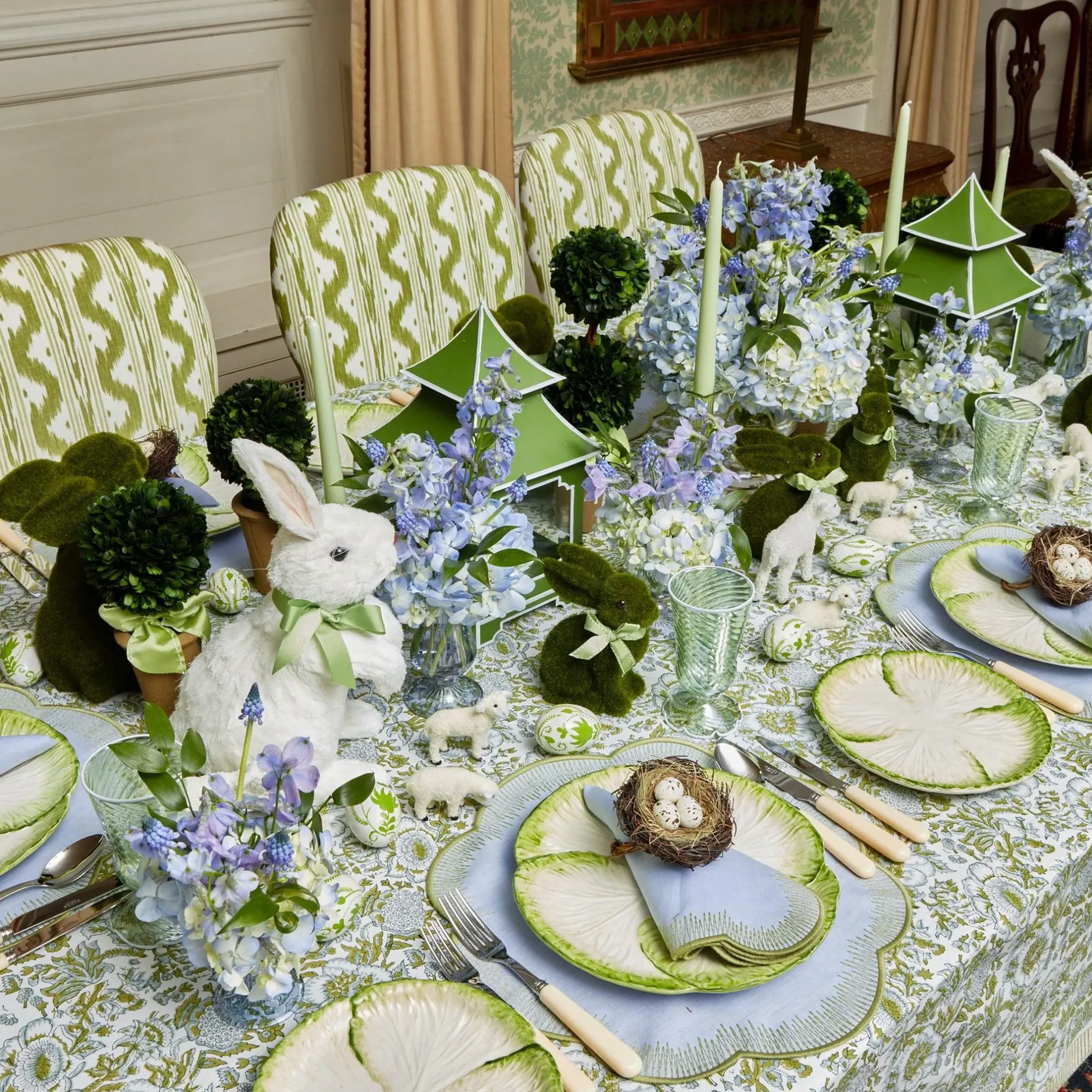 New Mrs. Alice Capri Lettuce Starter Plate (Set Of 4)