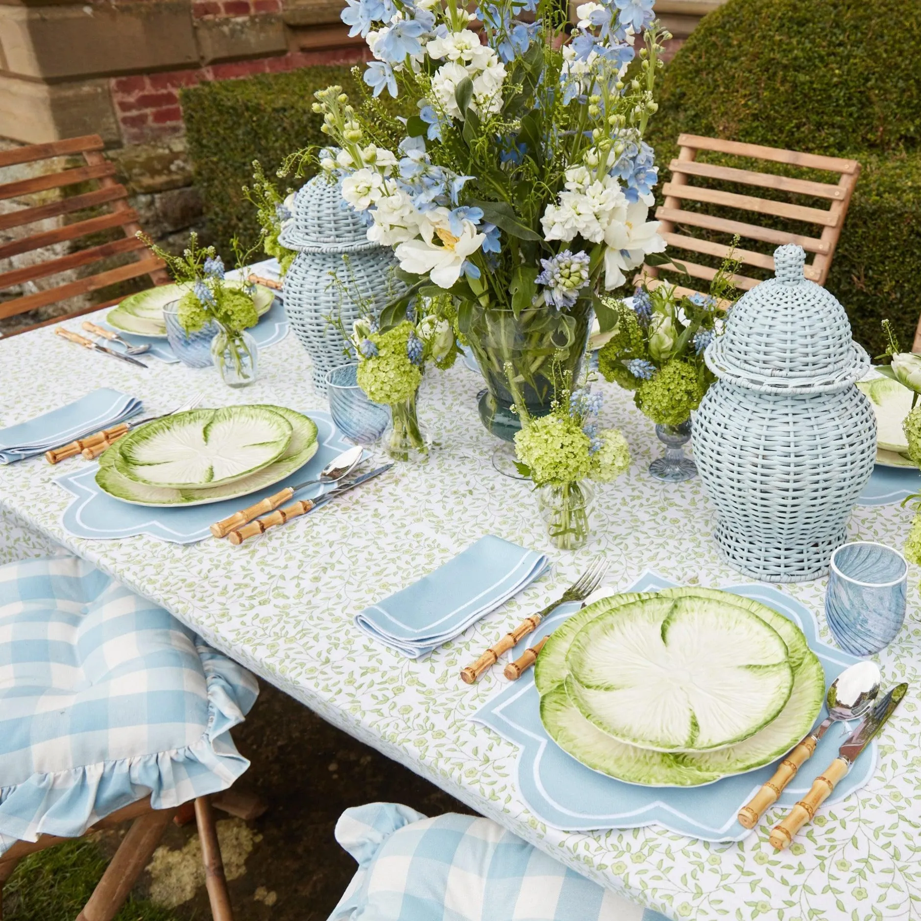 Mrs. Alice Capri Lettuce Starter Plate (Set Of 4)