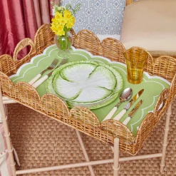 Sale Mrs. Alice Cecily Green Tray Liner
