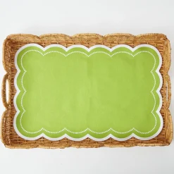 Hot Mrs. Alice Cecily Green Tray Liner
