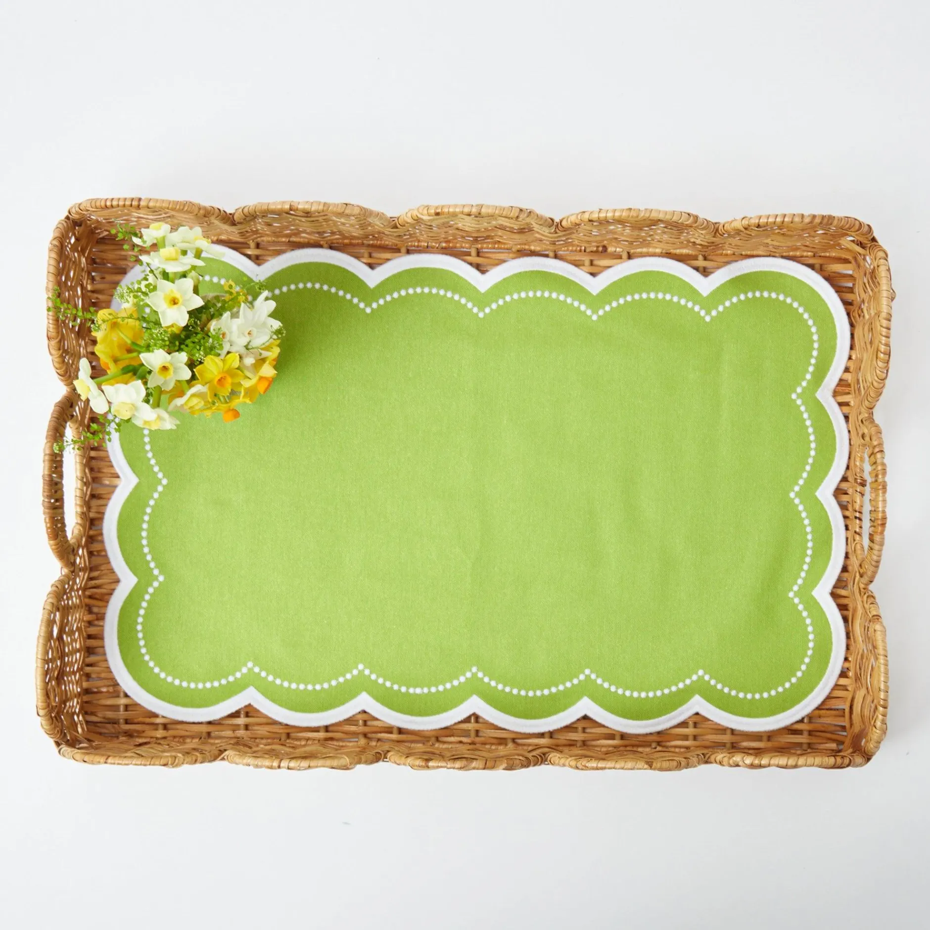 Hot Mrs. Alice Cecily Green Tray Liner