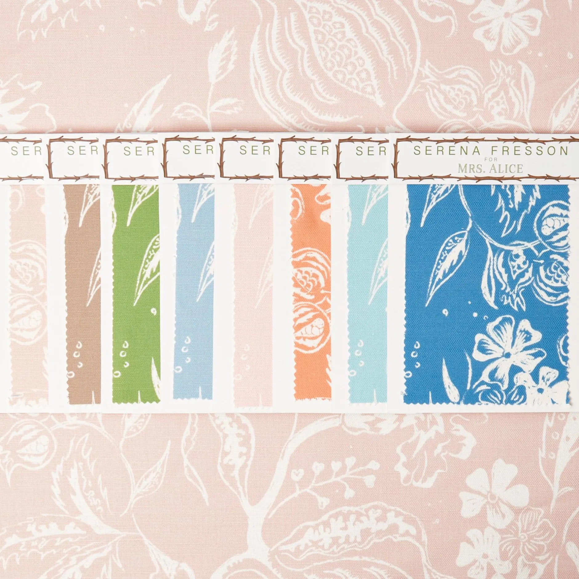 Mrs. Alice Chelsea Square Fabric