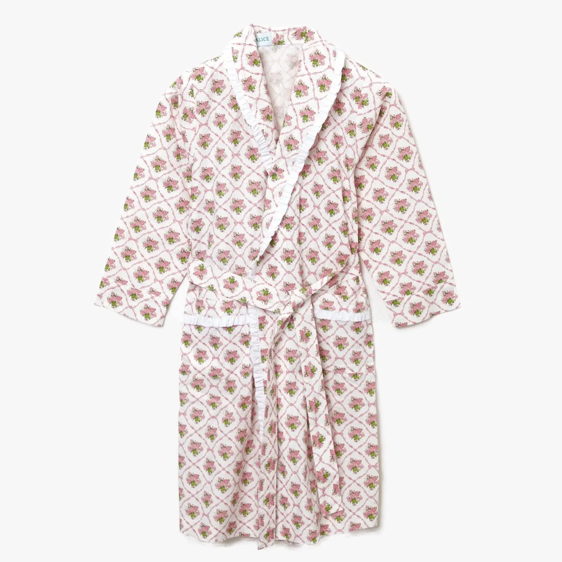 Hot Mrs. Alice Children's Pink Bouquet Dressing Gown