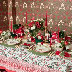 Online Mrs. Alice Christmas Garland Tablecloth