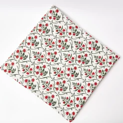 Online Mrs. Alice Christmas Garland Tablecloth