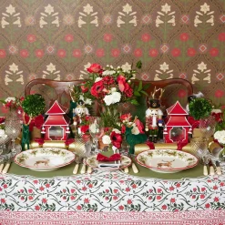 Online Mrs. Alice Christmas Garland Tablecloth