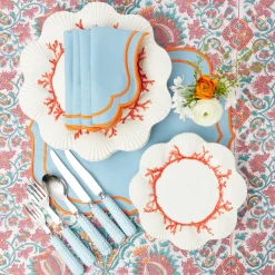 Sale Mrs. Alice Coral Starter Plates (Set Of 4)