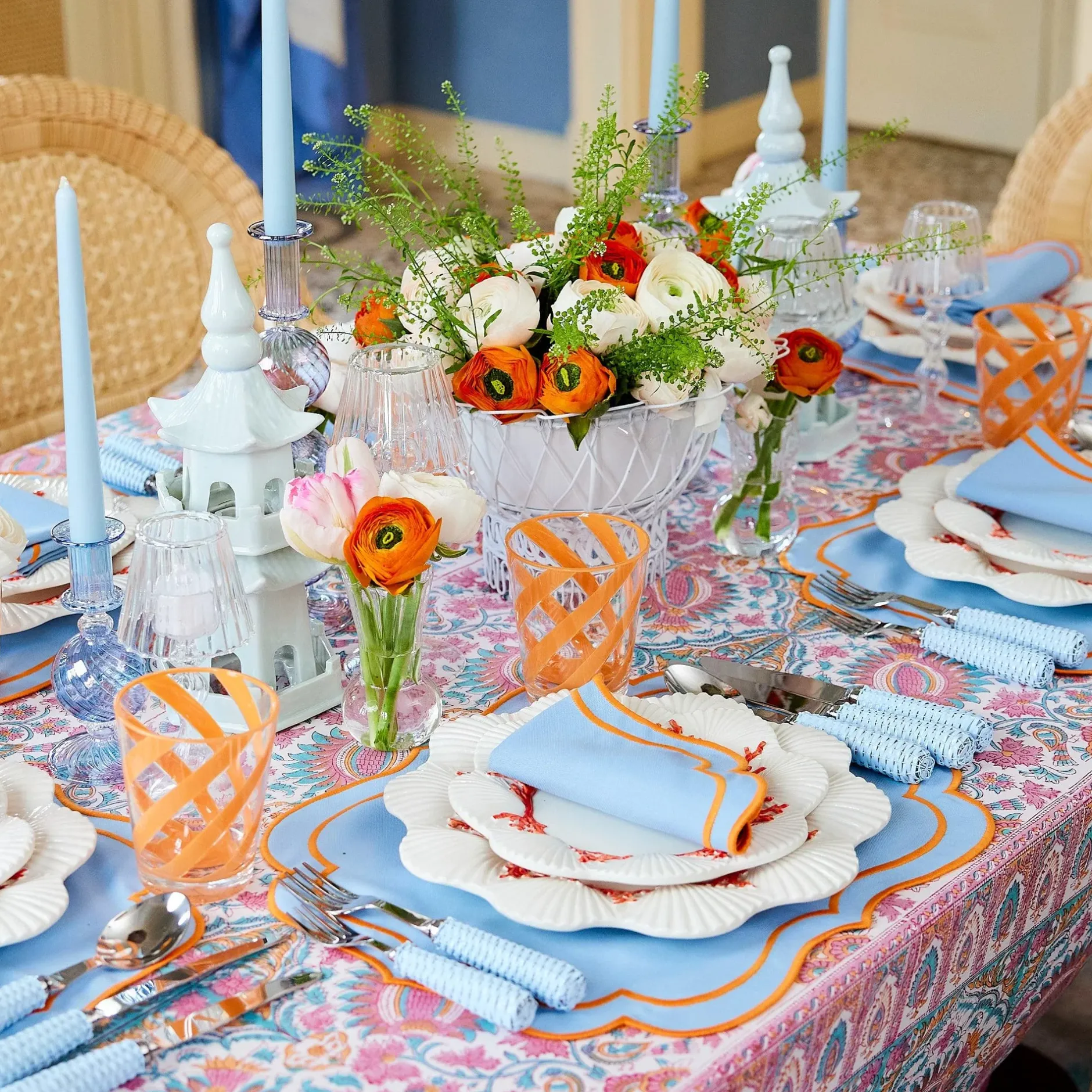 Sale Mrs. Alice Coral Starter Plates (Set Of 4)