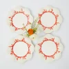 Sale Mrs. Alice Coral Starter Plates (Set Of 4)