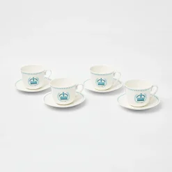 Outlet Mrs. Alice Coronation Breakfast Cup & Saucer (Set Of 4)