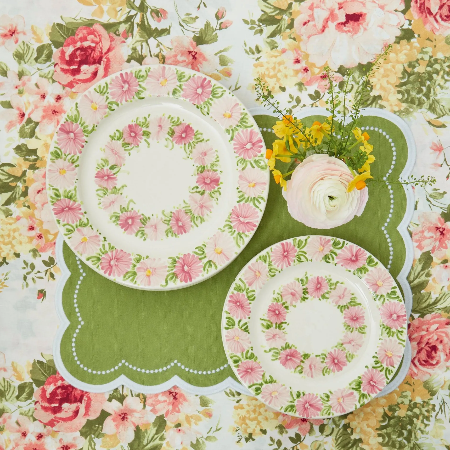 Sale Mrs. Alice Dahlia Garland Dinner Plate (Set Of 4)