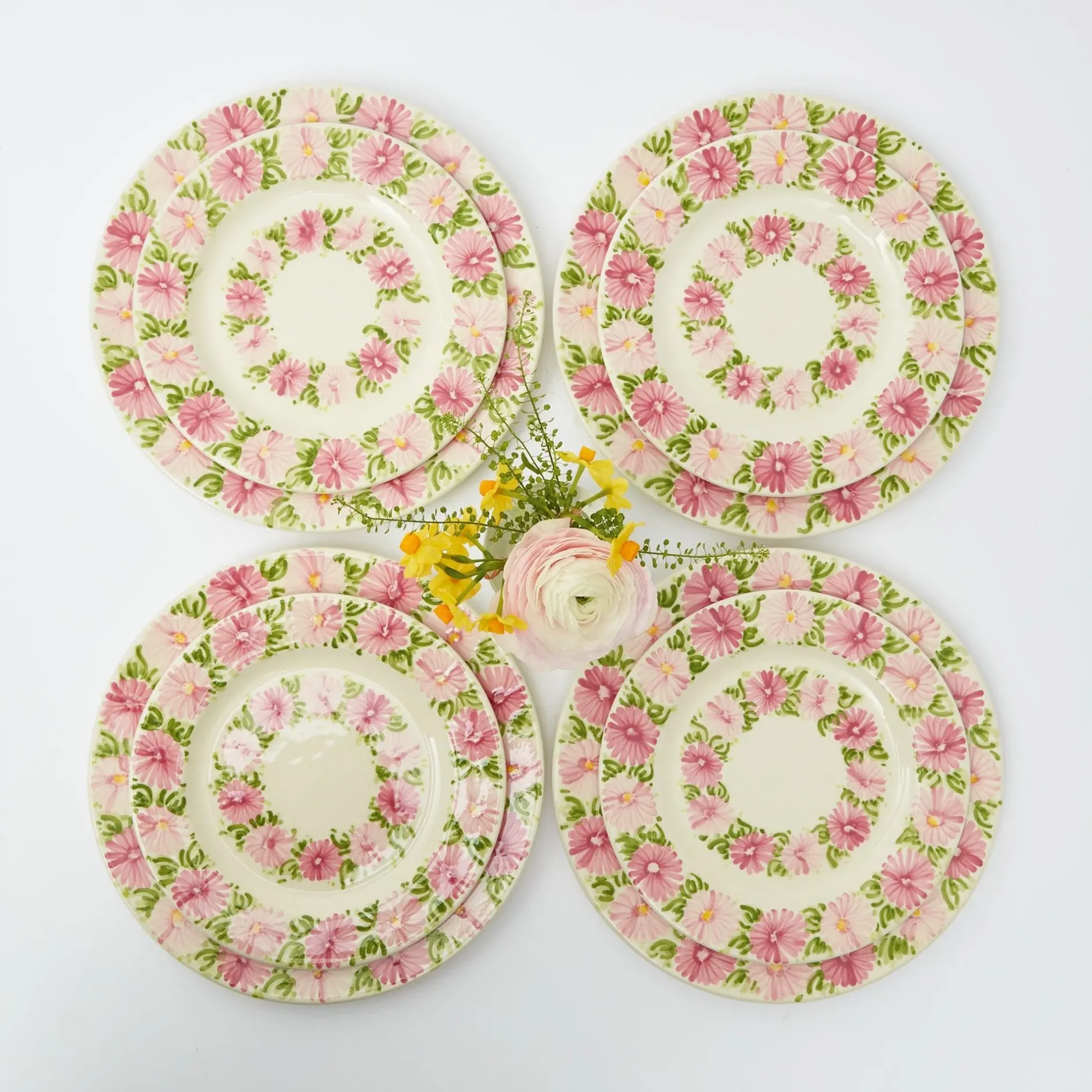 Sale Mrs. Alice Dahlia Garland Dinner Plate (Set Of 4)