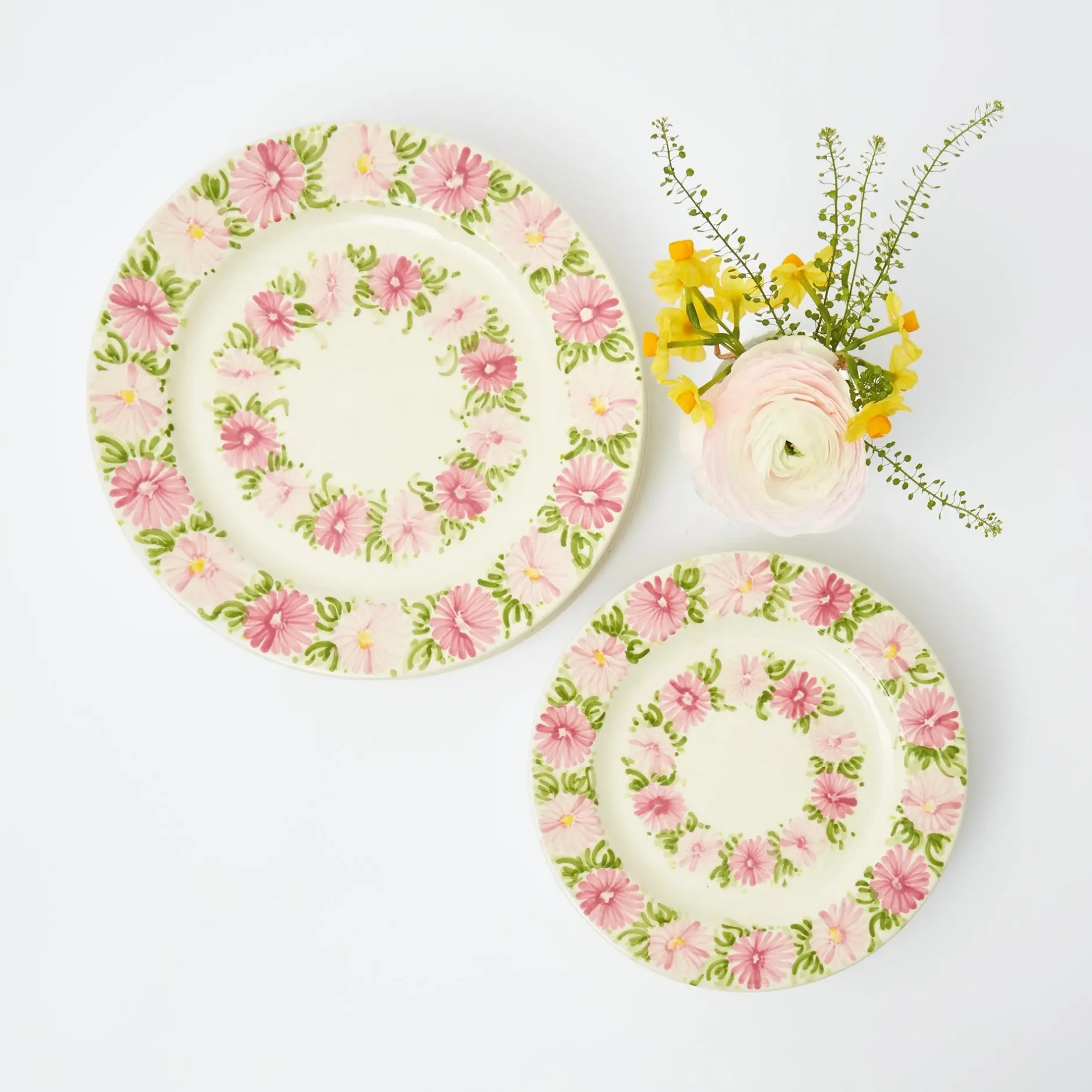 Online Mrs. Alice Dahlia Starter Plates (Set Of 4)
