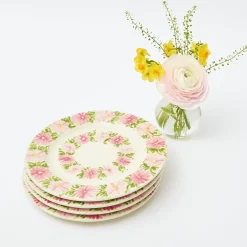Online Mrs. Alice Dahlia Starter Plates (Set Of 4)