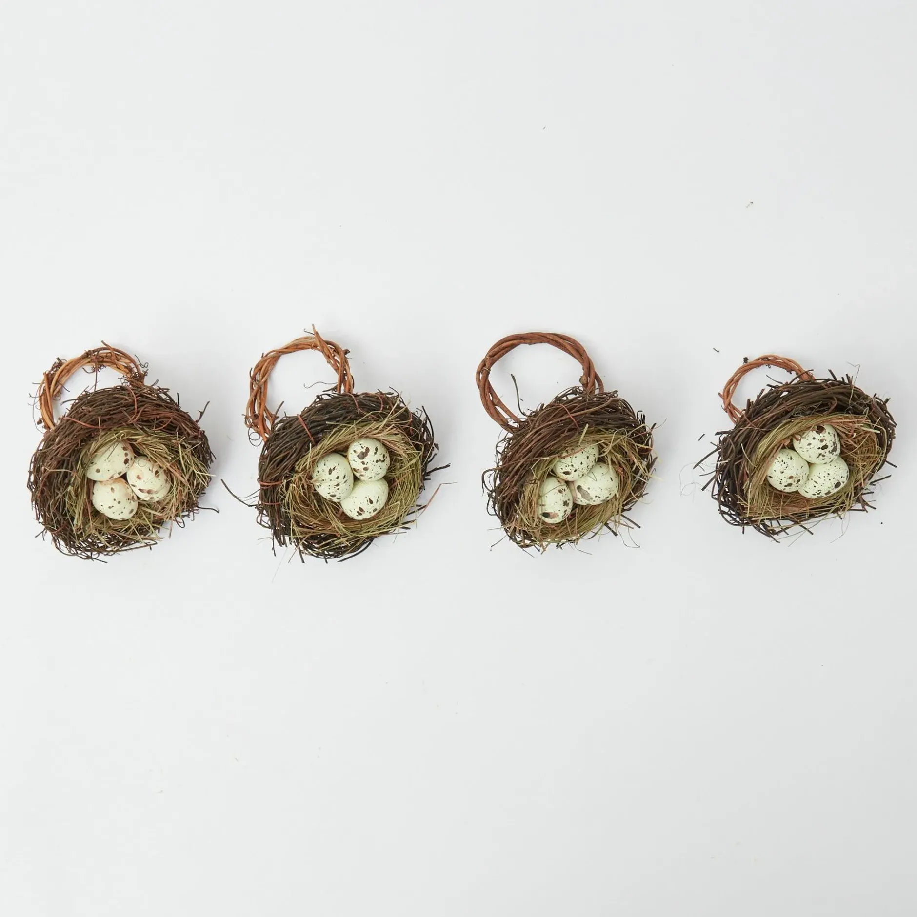 Clearance Mrs. Alice Easter Nest Napkin Rings (Set Of 4)