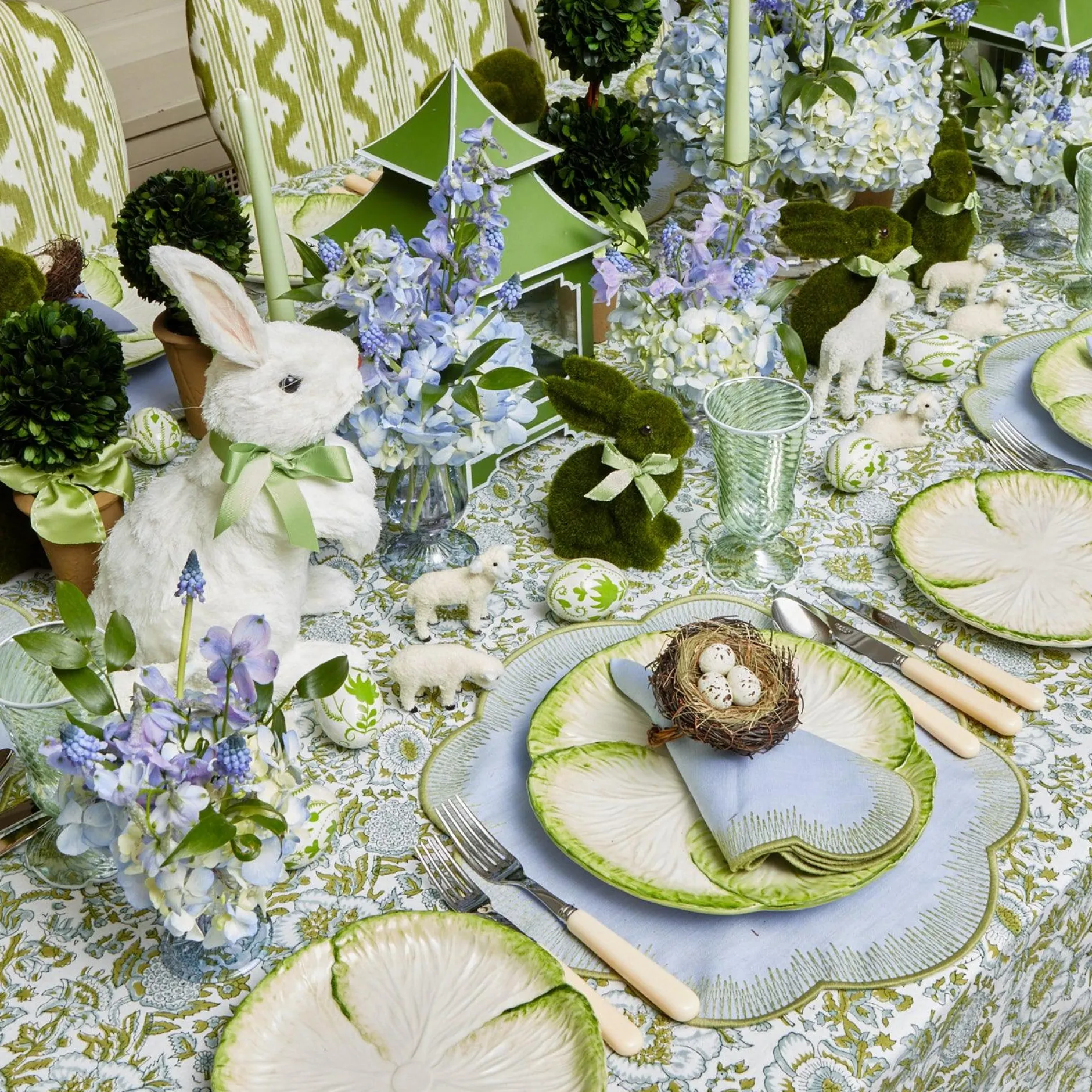 Clearance Mrs. Alice Easter Nest Napkin Rings (Set Of 4)