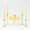 New Mrs. Alice Eden Green & Yellow Candlescape