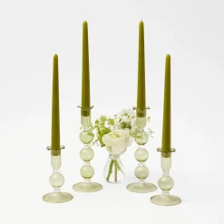Best Mrs. Alice Eden Green Candle Set (Apple Green)