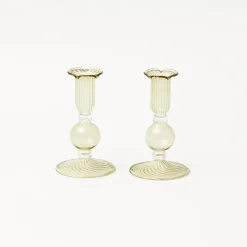 New Mrs. Alice Eden Green Candle Set (Spring Green)