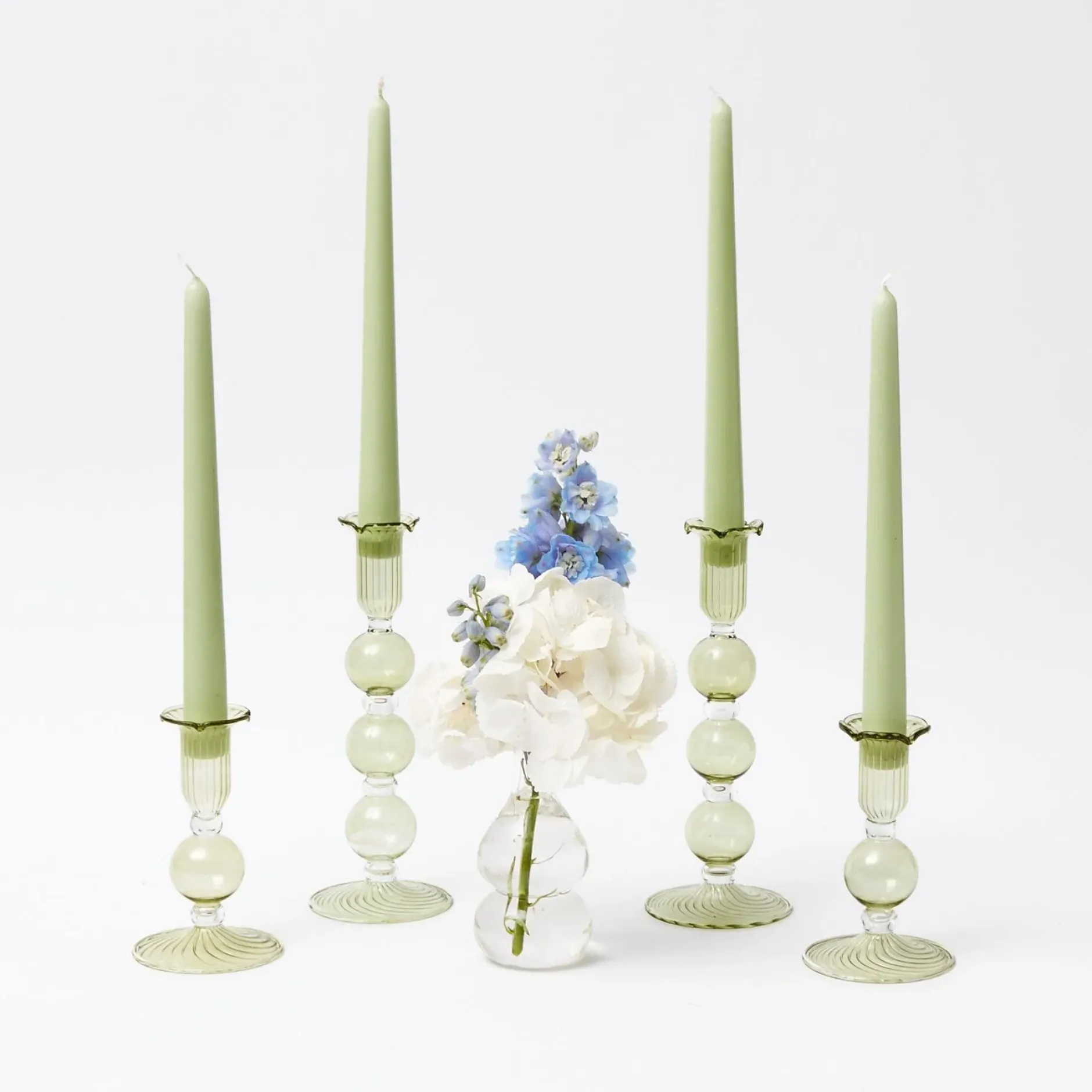 New Mrs. Alice Eden Green Candle Set (Spring Green)