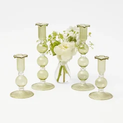 Discount Mrs. Alice Eden Green Candle Set (Spring Green)
