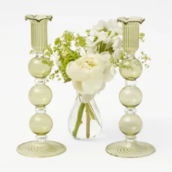 Discount Mrs. Alice Eden Green Candle Set (Spring Green)