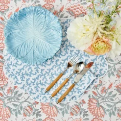 Best Mrs. Alice Edie Blue Coral Placemats (Set Of 4)