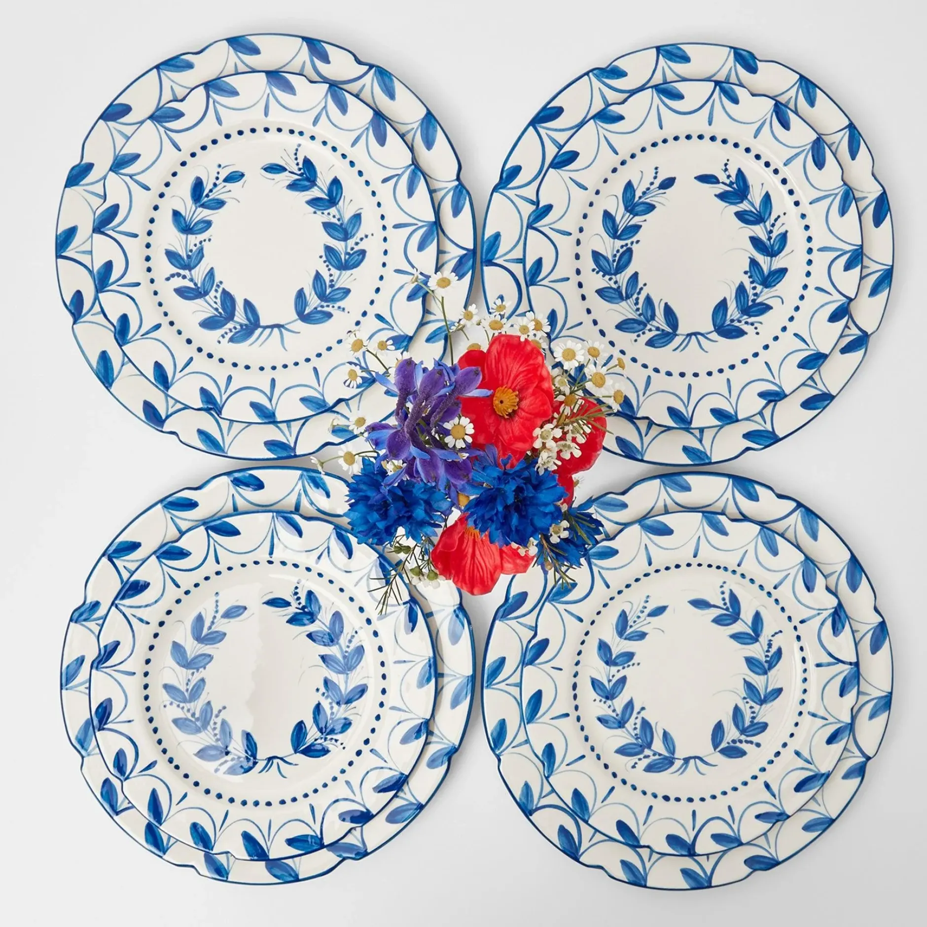 Best Mrs. Alice Elizabeth Garland Dinner & Starter Plates (Set Of 8)