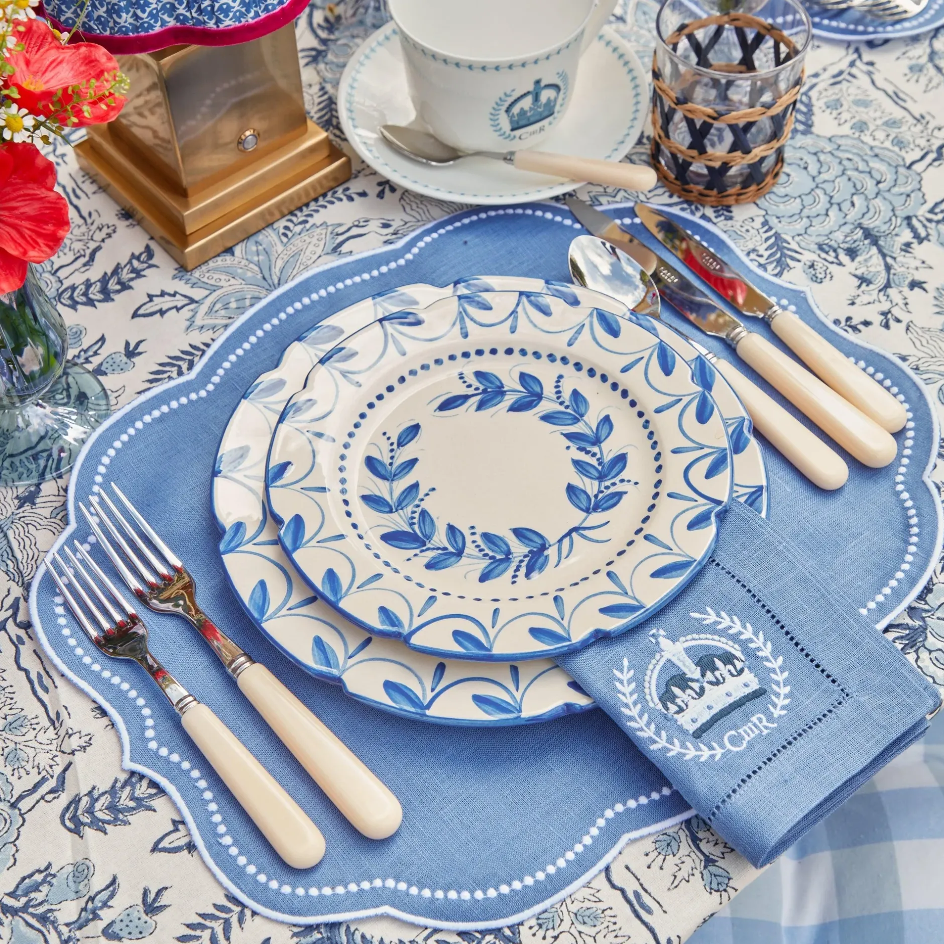 Clearance Mrs. Alice Elizabeth Garland Dinner & Starter Plates (Set Of 8)