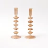 Online Mrs. Alice Elodie Chestnut Candle Holder (Pair)