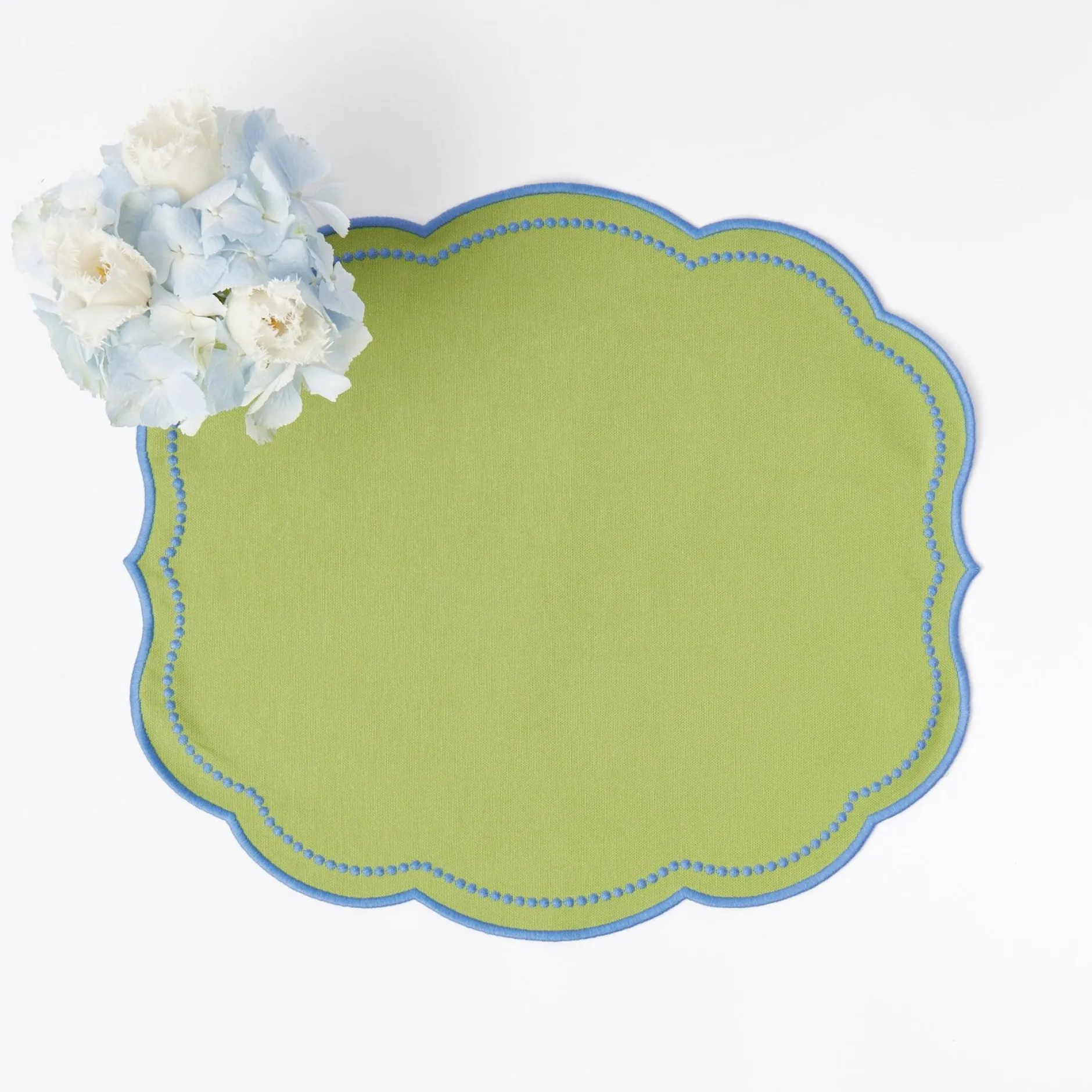 Outlet Mrs. Alice Eloise Green And Blue Placemats & Napkins (Set Of 4)