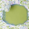 Discount Mrs. Alice Eloise Green And Blue Placemats (Set Of 4)