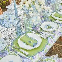 Discount Mrs. Alice Eloise Green And Blue Placemats (Set Of 4)