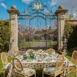 Discount Mrs. Alice Elsa White & Green Napkins (Set Of 4)