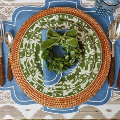 Online Mrs. Alice Eve Blue Linen Napkins (Set Of 4)