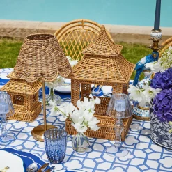 Discount Mrs. Alice Extra Large Natural Rattan Pagoda Lantern