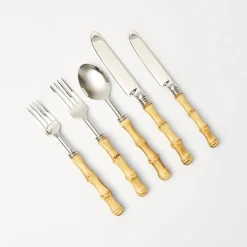 Clearance Mrs. Alice Faux Bamboo Cutlery (5 Piece)