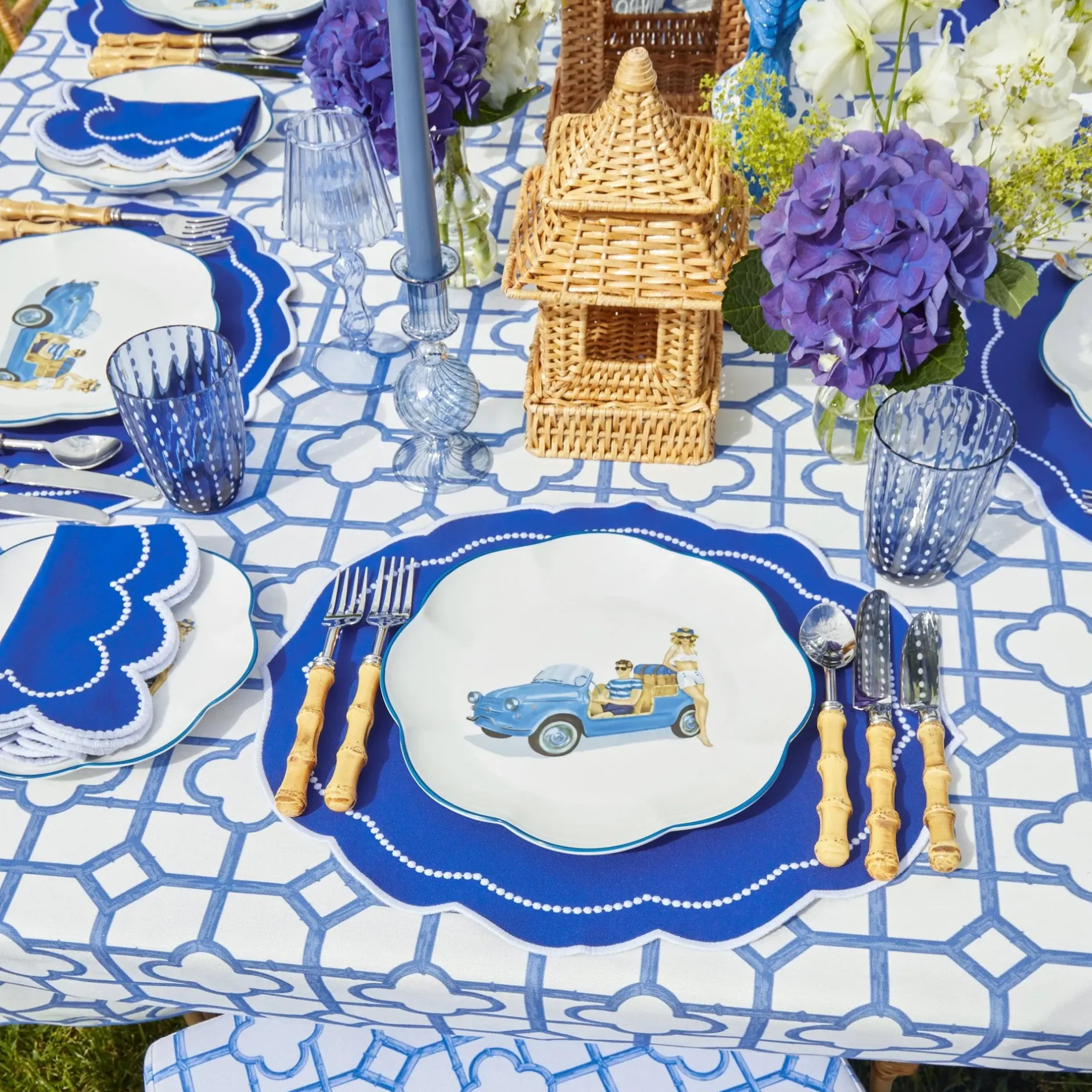 Hot Mrs. Alice Fiat Jolly Dinner & Starter Plates (Set Of 8)