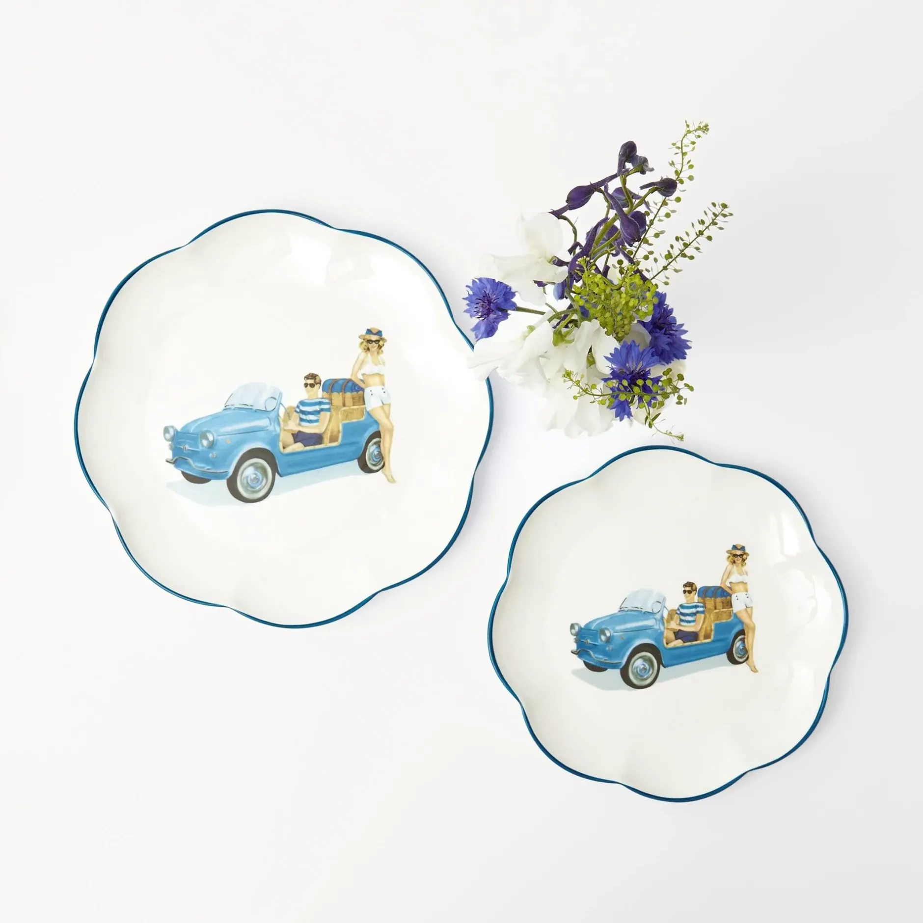 Hot Mrs. Alice Fiat Jolly Starter Plates (Set Of 4)