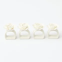 Sale Mrs. Alice Fiore Porcelain Napkin Rings (Set Of 4)