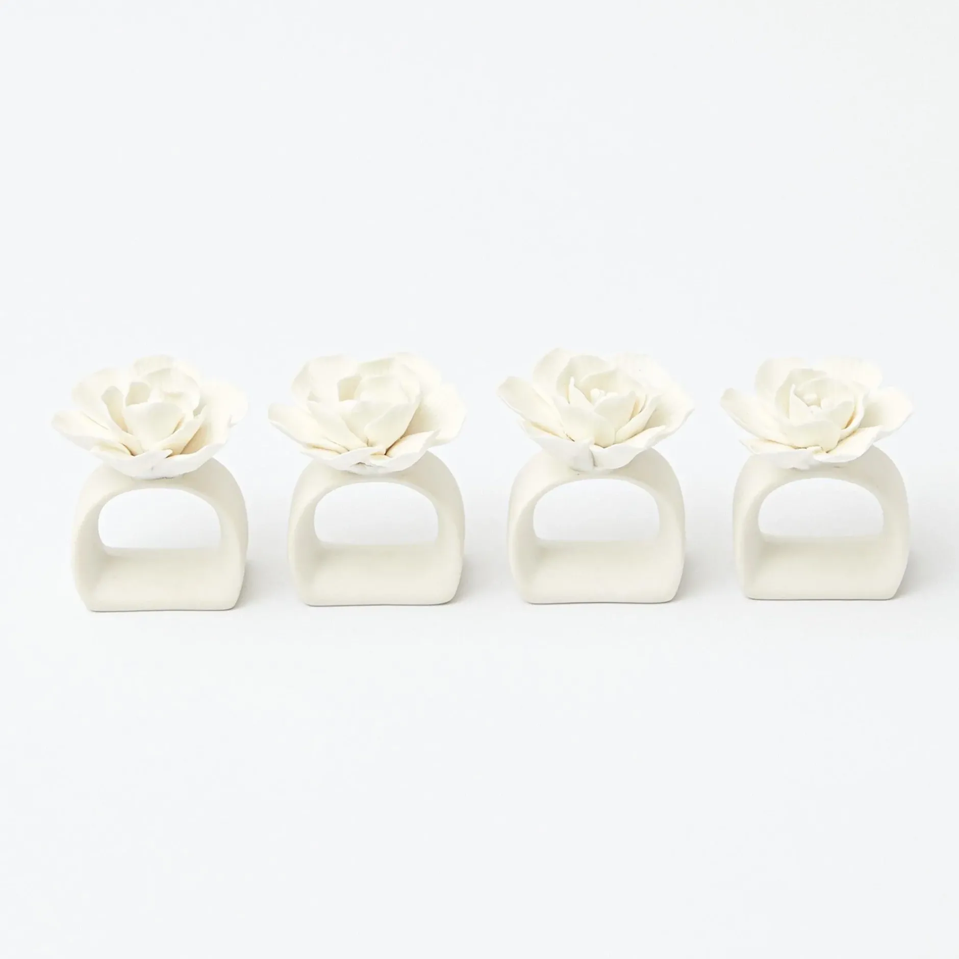 Sale Mrs. Alice Fiore Porcelain Napkin Rings (Set Of 4)