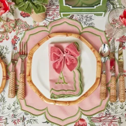 Hot Mrs. Alice Fleur Pink Placemats (Set Of 4)