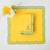 Hot Mrs. Alice Fleur Yellow Napkins (Set Of 4)