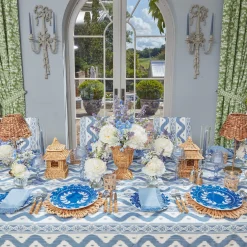 Outlet Mrs. Alice French Blue Garland Dinner Plate