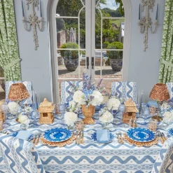 Sale Mrs. Alice French Blue Garland Dinner & Starter Plates (Set Of 8)